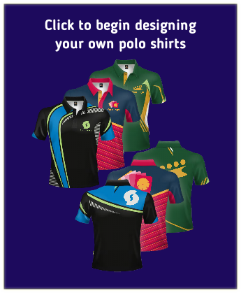 Click to begin designing
your own polo shirts
